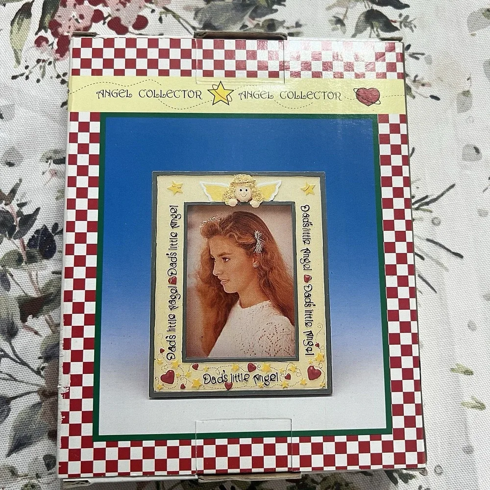 Daddy's little Angel Vintage‎ picture frame From 1975